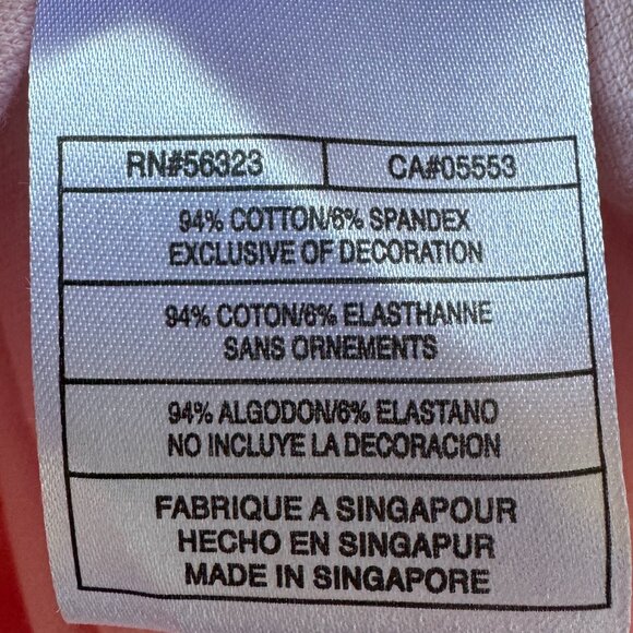 NWT Nike Pink Scoop Neck Short Sleeve Cotton Knit Tee in Women's XXL - Picture 8 of 9